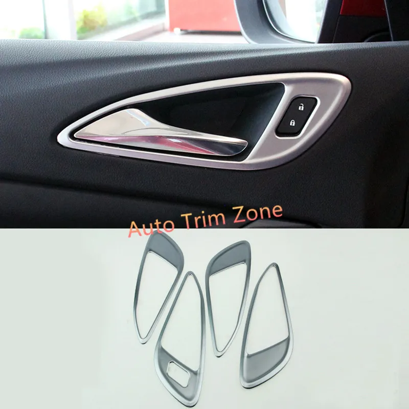 For HYUNDAI Elantra 2017 ABS Matt Chrome Inner Door Handle Cover Trim 4pcs