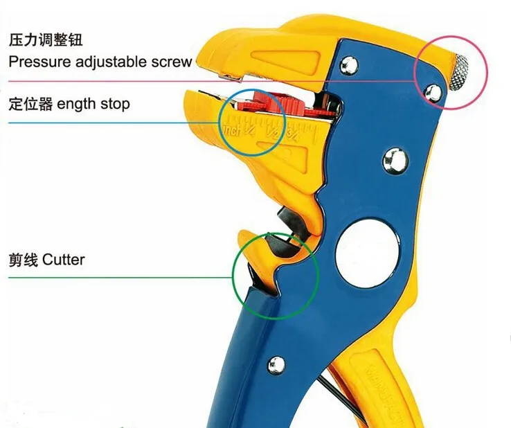 1 шт. HS-700D саморегулирующееся изоляции зачистки проводов автоматические Стриптизерша S зачистки диапазон 0.25-6mm2 Фирменная Новинка