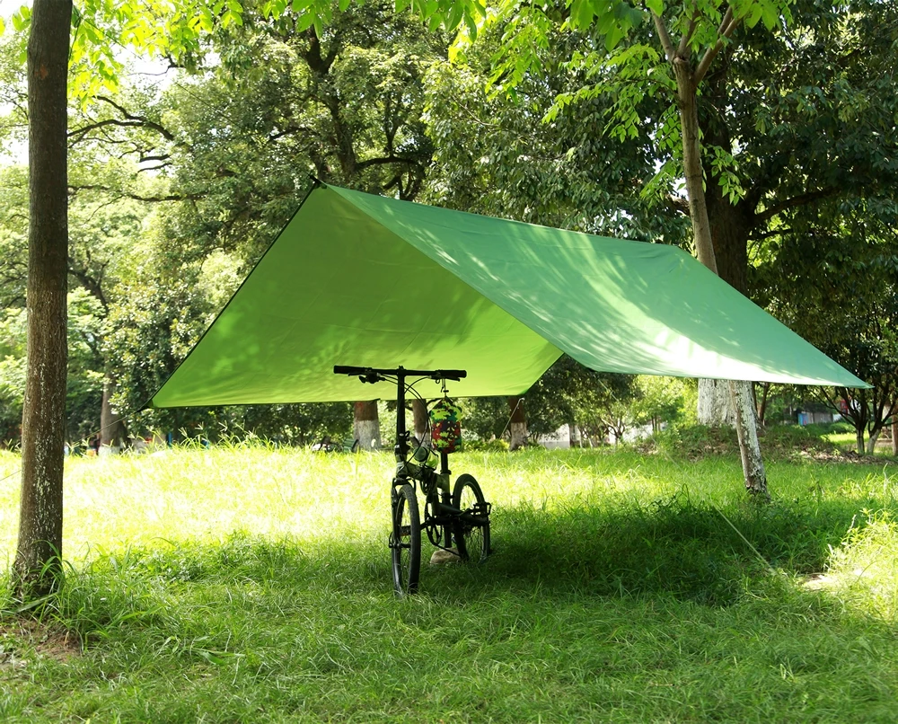 

Waterproof Awning Hiking Rain Cover Canopy 3*3m Portable Camping Tent Picnic Pad Multi-function Outdoor Beach Sun Shelter Tent