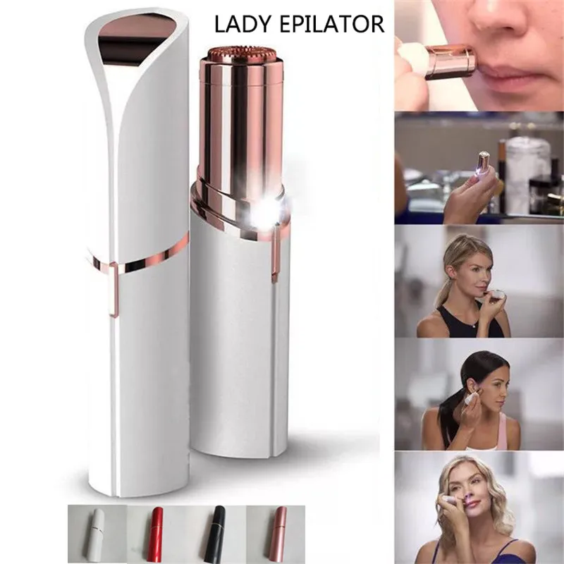 

Mini Women Female Shaver Eyebrow Epilator Lip Chin Hair Removal Razor Compatible Finishing Touch