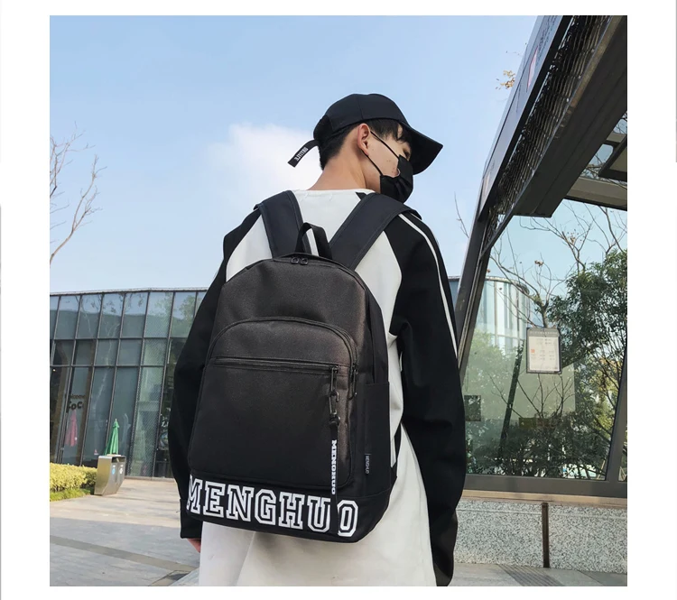 Menghuo Women Backpack Student College Waterproof Nylon Backpack Women Escolar Mochila Quality Brand Men Laptop School Bag Girl _26