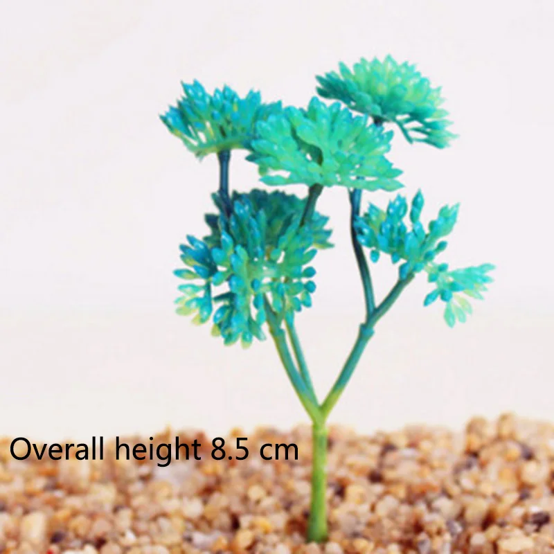 Синий сад кактус алоэ растения дома DIY суккулент украшения искусственный - Цвет: 10