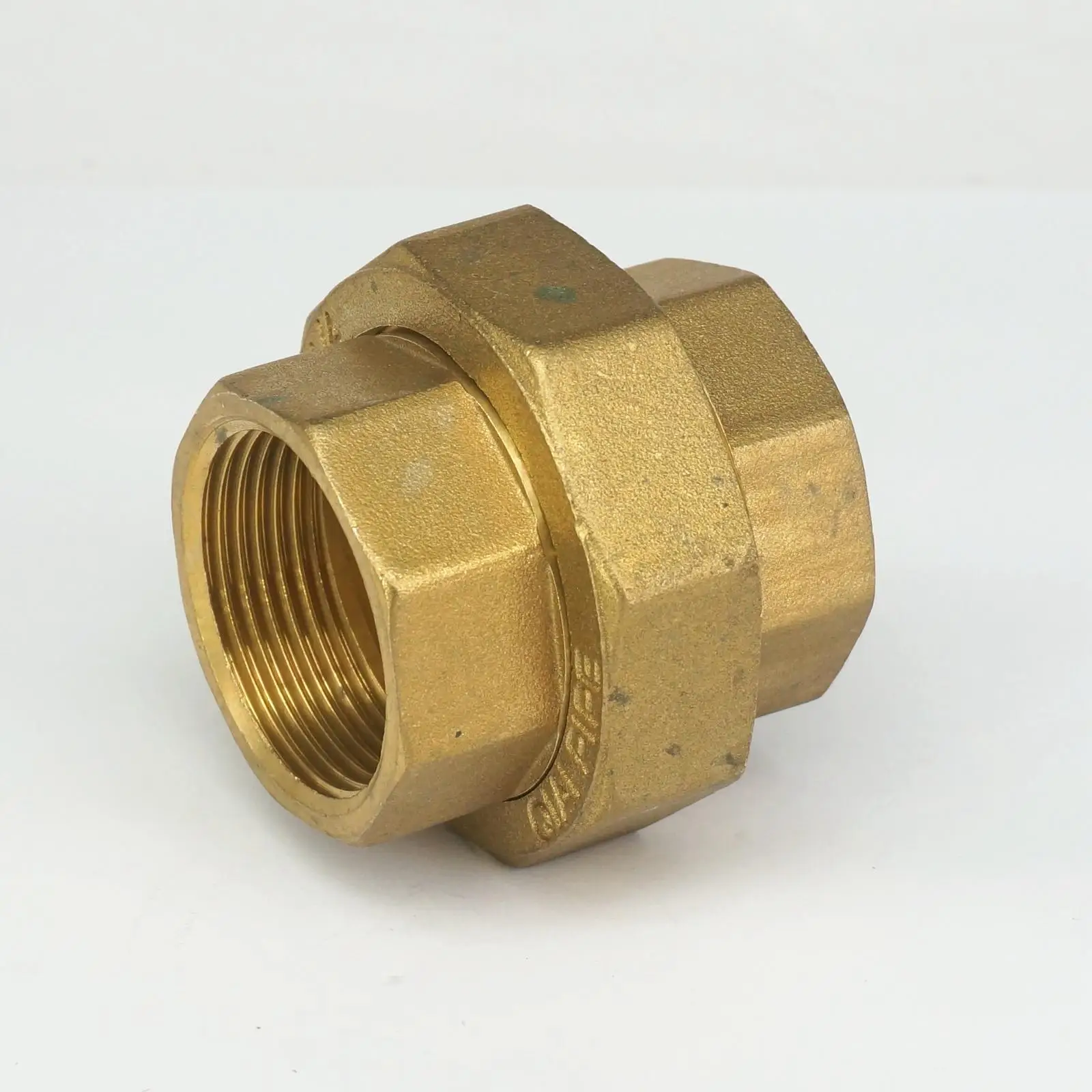 Brass pipe union Connector Coupling 1.1/4" BSP female Thread Plumbing