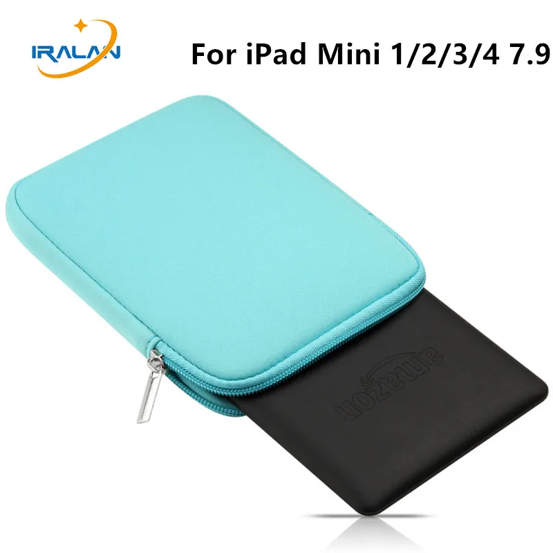 Мягкий чехол для планшета 2018 сумка на молнии Apple Ipad Mini 1 2 3 4 7 9 8 дюймов xiaomi mipad 4|bags for