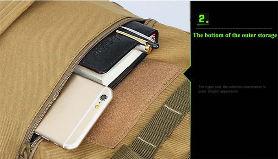 Bolsas de Acampamento Viagem dos Homens Quente Qualidade Superior Nova Militar Tático Mochila Montanhismo Bolsa Caminhadas 50l Mod. 1261637 32 Mochilas escal.