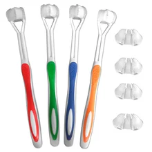 Высокое качество Новинка; Лидер продаж 3-сторонняя Зубная щётка на очень тонком каблуке зубные щетки с мягкой щетиной для полости рта чистка зубов электрическая зубная щетка для взрослых детей