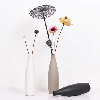 

Japanese simple Zen ceramic flower vase creative home living room TV cabinet tabletop decoration ornaments home decoration