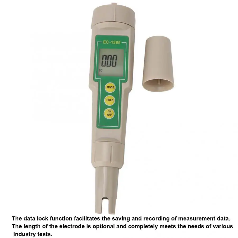 EC 1385 PH метр 3 в 1 EC/CF/ Tester/тестер качества воды тестер проводимости метр|Измерители