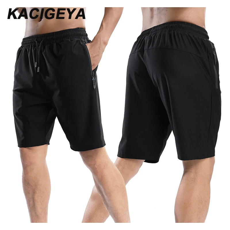 

Sports Shorts 2019 Men Running Quick Dry Fitness Compression Jogging Pants Trunks Board Beach Casual Sports Shorts