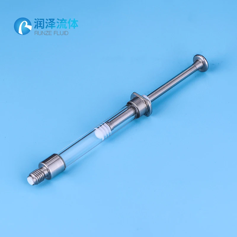 0.5ml gastight glass injection syringe reusable lab analysis injector | Инструменты