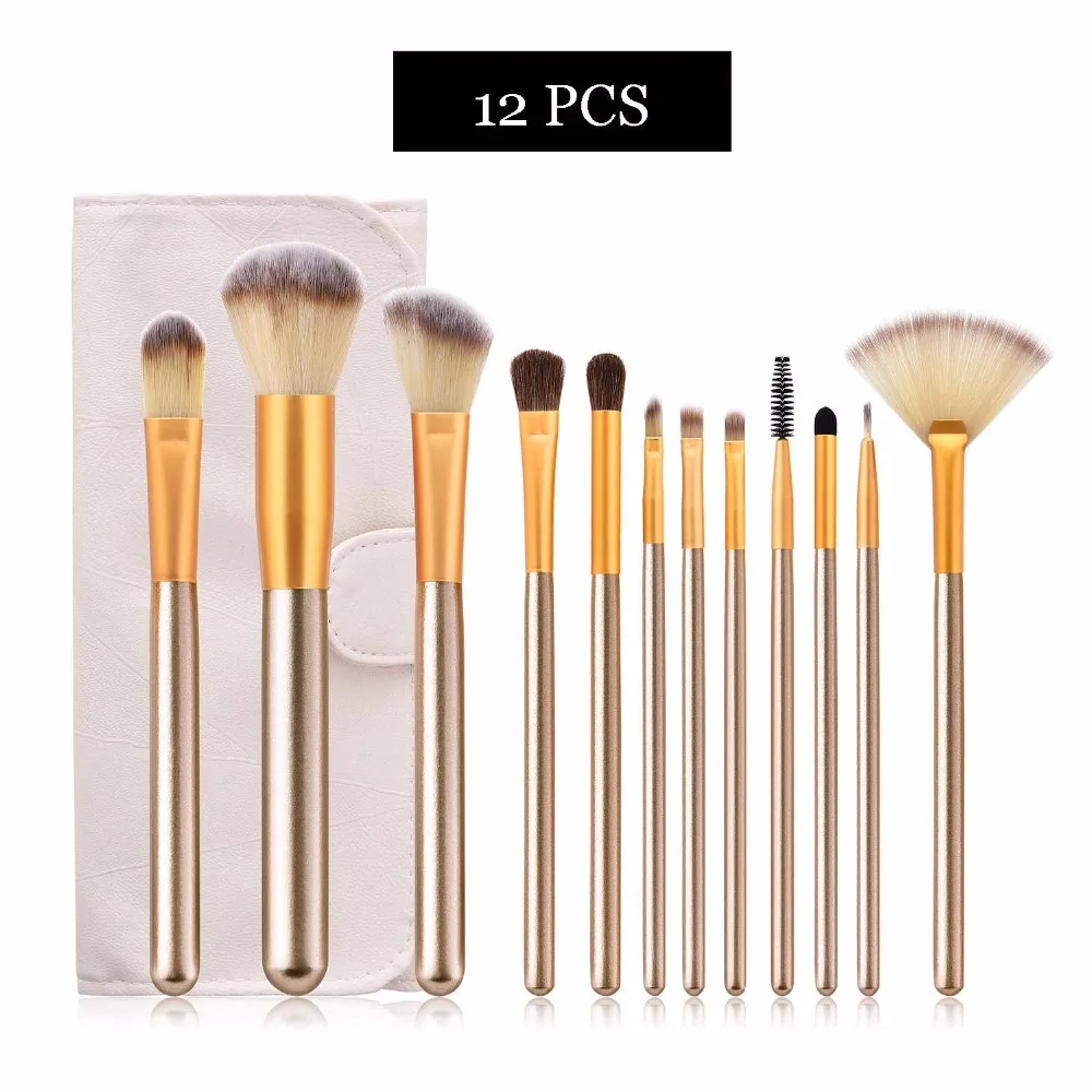 

12/18/24Pcs Women Makeup Brushes Tool Set Cosmetic Powder Eye Shadow Foundation Blush Blending Beauty Make Up Brush Maquiagem