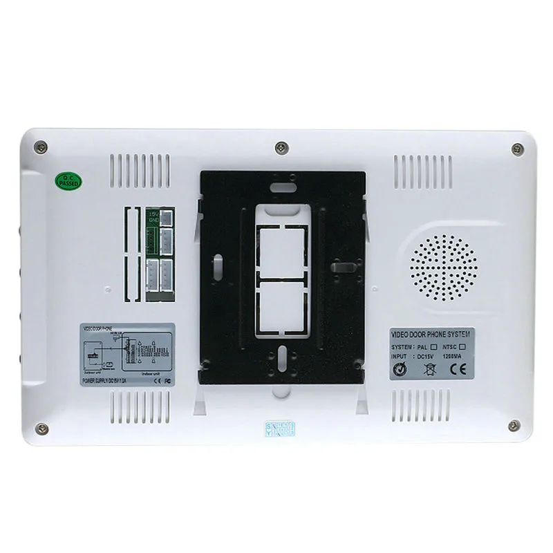 D256b Горячие " цвет Видео Домофон 1V2 Домофон Система С 2 Белых Мониторов 1 RFID Card Reader Дверной Звонок 1000TVL HD Камера