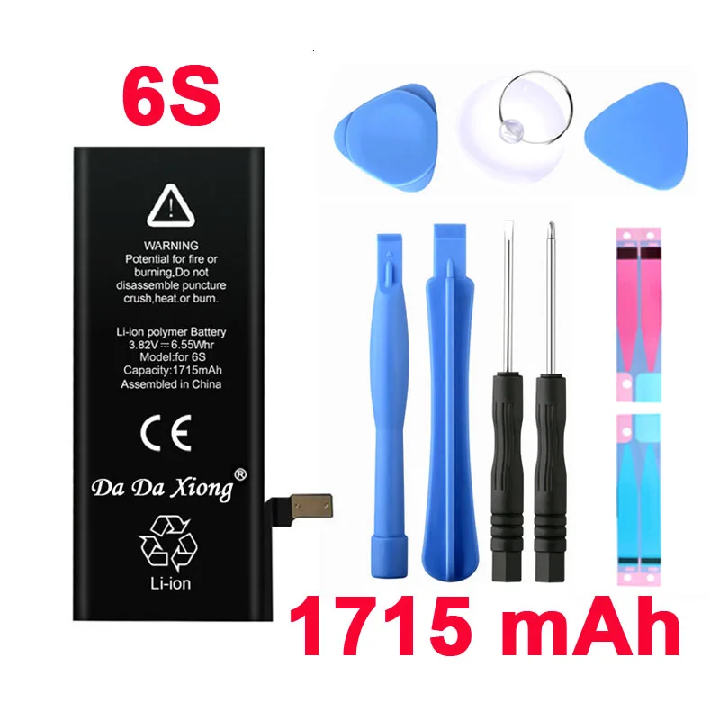 

100% original Brand Da Da Xiong 1715mAh Genuine Li-ion Mobile Phone Accessory Replacement Battery Pack for iPhone 6S