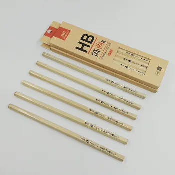 

[TrueColor] (6 Pieces/Lot) Black Lead Natural Wood HB Pencils for Drawing Students Stationery Office School Supplies 221506