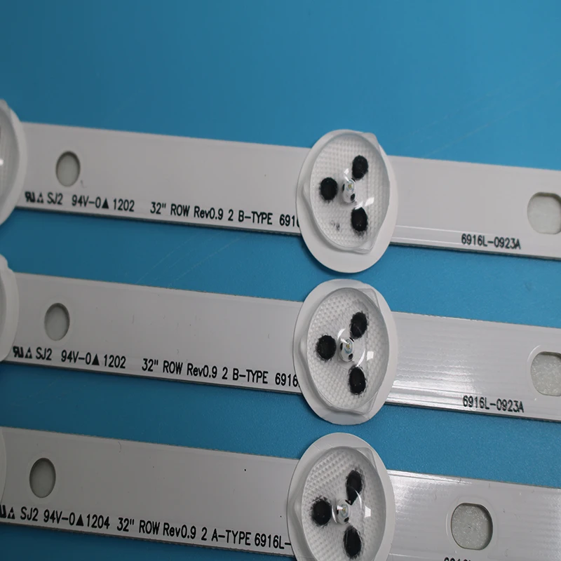 

LED Backlight strip 9leds for LG 32"TV ROW Rev0.9 A/B-Type 6916L-1030A 6916L-1031A 6916L-0923A 6916L-0881A LC320DXN SE R1 LED32A