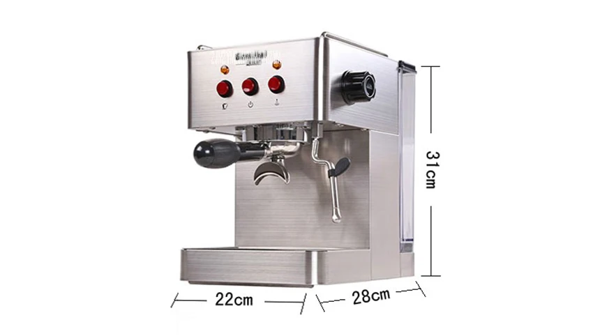 CRM3005 Полуавтоматическая эспрессо кофеварка итальянская кофе-машина из нержавеющей стали Паровой Тип кафе мокко Эспрессо кофеварка