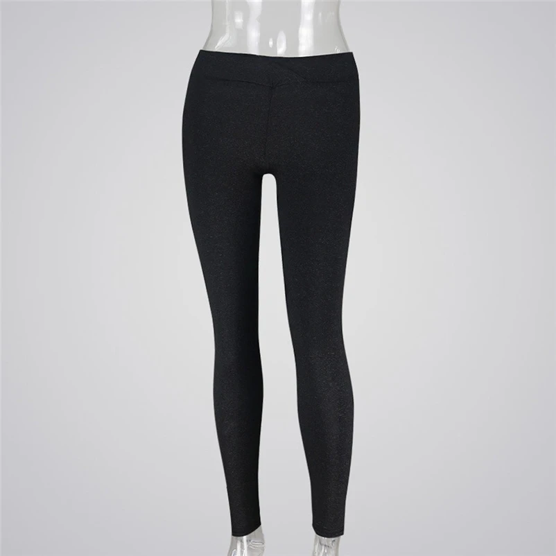 Sexy Shaping Hip Yoga Pants Women Fitness Tights Workout Gym Running Bottom Slim Low Waist Sports Leggings Training #FS#4JU17 (27)