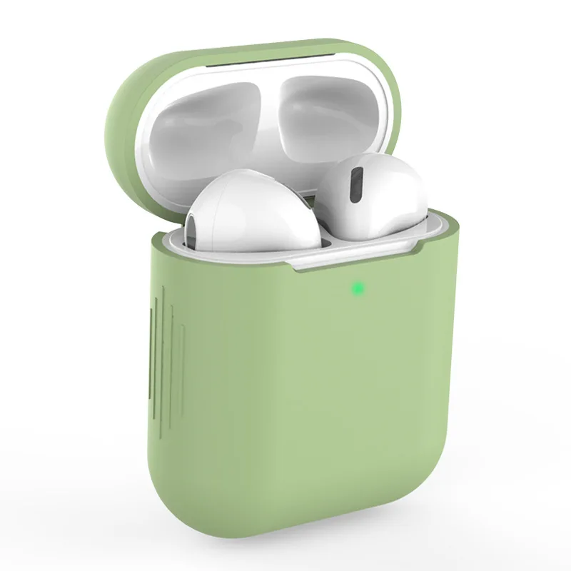 Мягкий силиконовый чехол для Apple Airpods противоударный чехол для гарнитура для Airpods ультратонкий протектор чехол для Airpods аксессуары - Цвет: 9