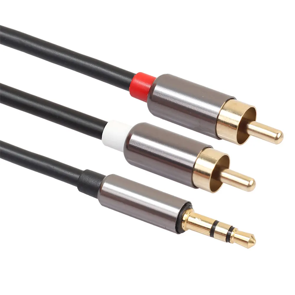RCA 3 5 мм каво Джек 2RCA a аудио для DJ Amplificatori сабвуфер миксер домашний кинотеатр DVD| |