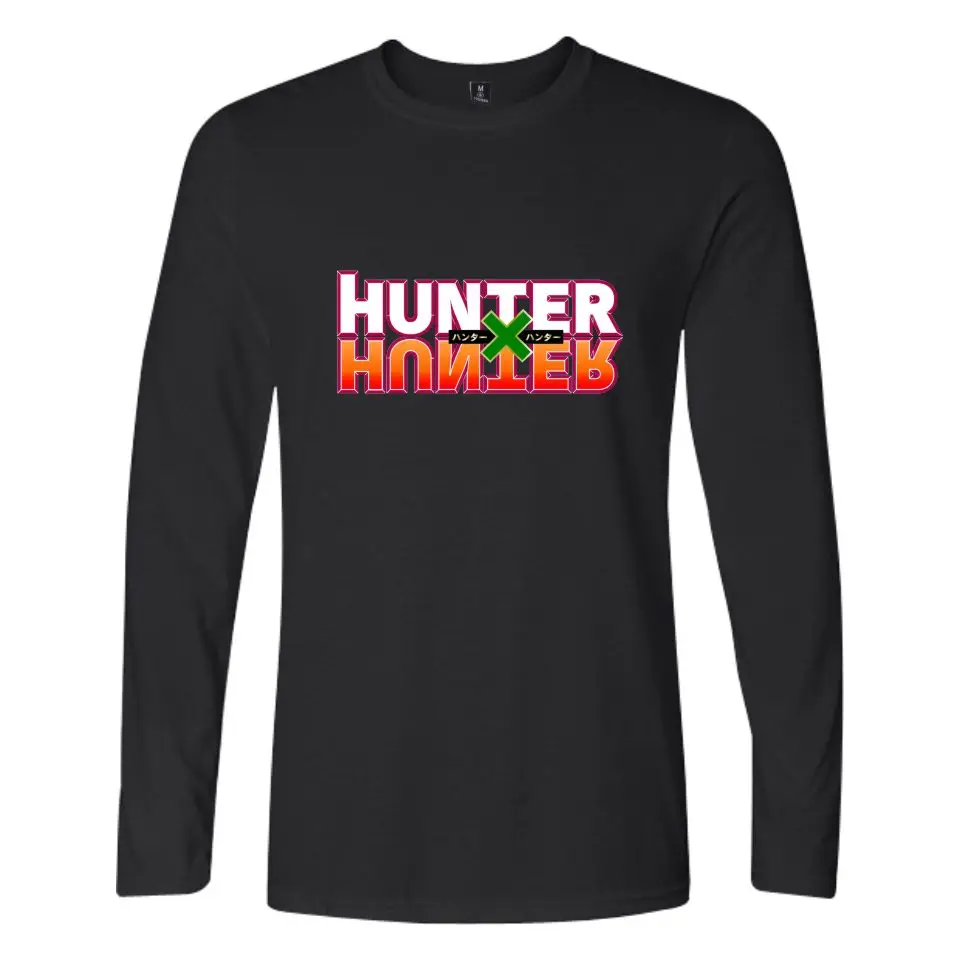 

kpop Hunter x Hunter Tshirt Men and women Long Sleeve T Shirt student Fashion Long T-shirt Casual tee shirt long XXS-4XL clothes