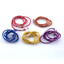 20 шт. Мода взрослых замши Заклёпки глаз Очки шнур Солнцезащитные очки для женщин Очки Chain 4 цветов для варианта веревки Очки 0161