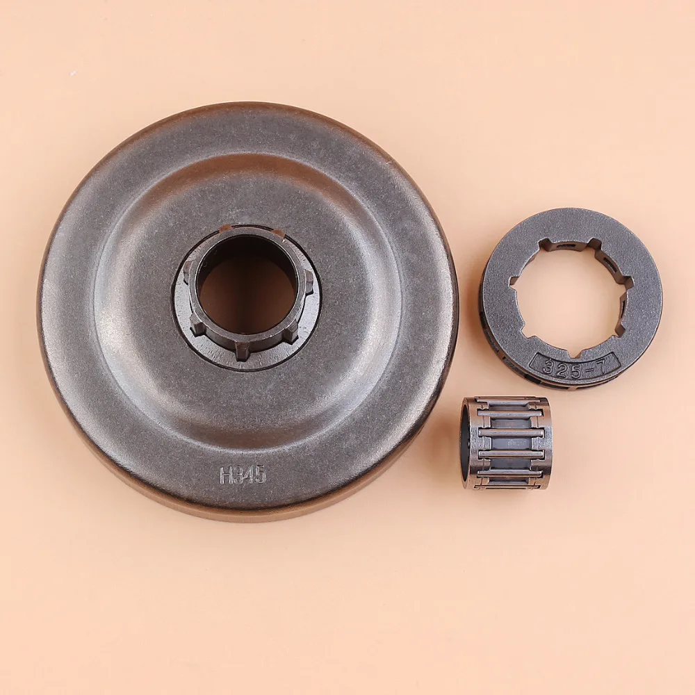 .325 7T Chain Drive Clutch Drum Sprocket Rim Kit For HUSQVARNA 340 345 346 XP