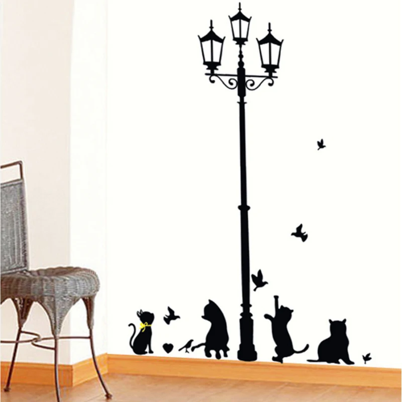 1 шт. настенный светильник в виде птиц и кошек|decor wallpaper|home decorart decor |