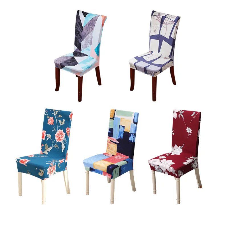 1/2/4/6 Pcs Chair Covers Kitchen Chair Covers Slipcovers Spandex Big