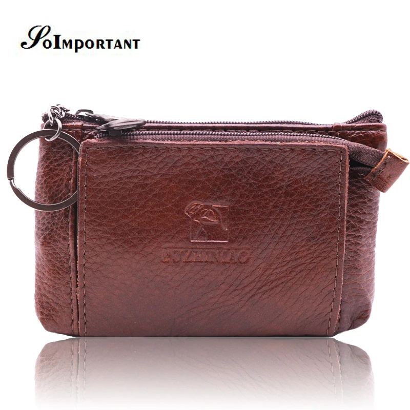 100 Genuine Cow Leather font b Wallet b font Female Mini Women font b Wallets b