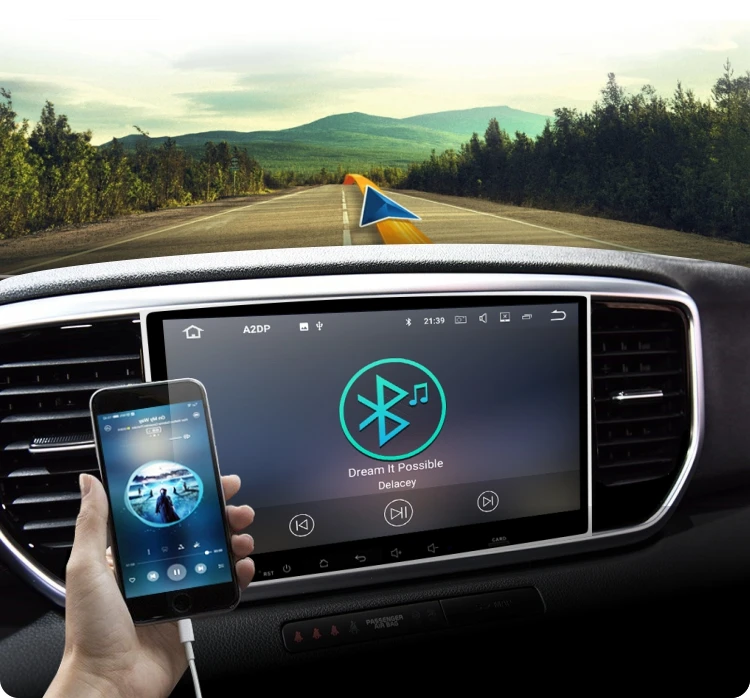 Dinfel " Android 9,0 автомобильный Радио мультимедийный плеер для KIA sportage 3 4 KX5 gps Навигация стерео Mp5 wifi 4G видео