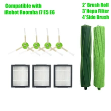 Hepa Filter Side Brush Brush Roll for iRobot Roomba i7 E5 E6 I Series Robot Vacuum Cleaner Replacement Spare Parts accessories