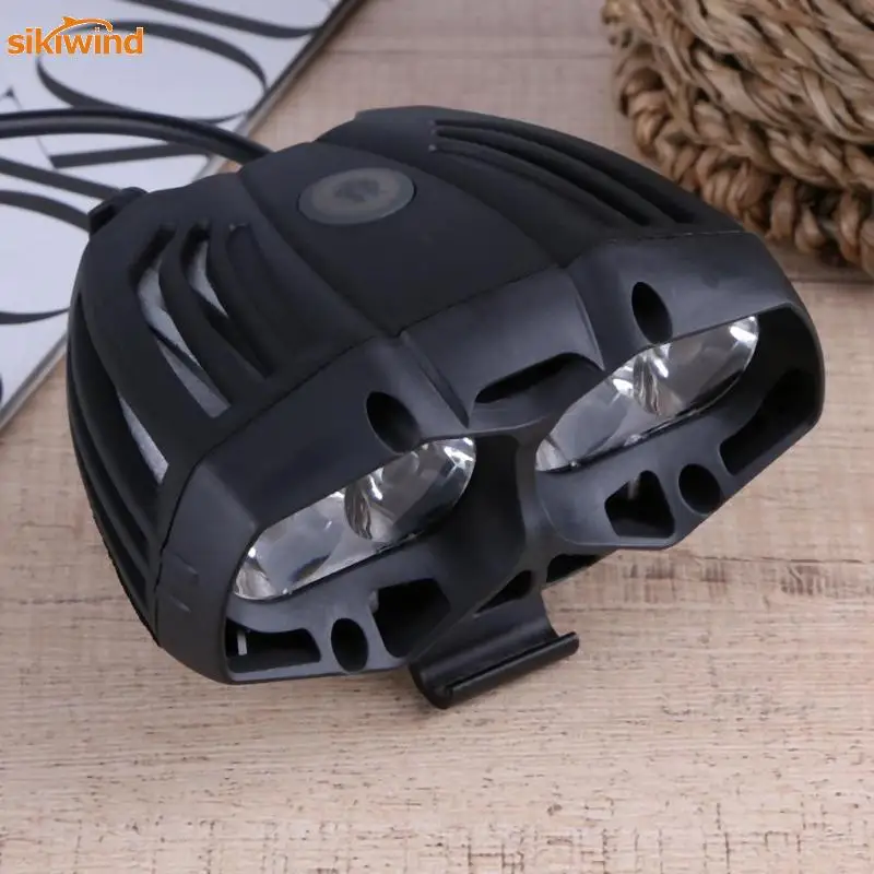 Sale New 4 Modes USB Rechargeable Bike Light Front Handlebar Cycling Led Light Battery Flashlight Torch Headlight Bicycle Accessories 2