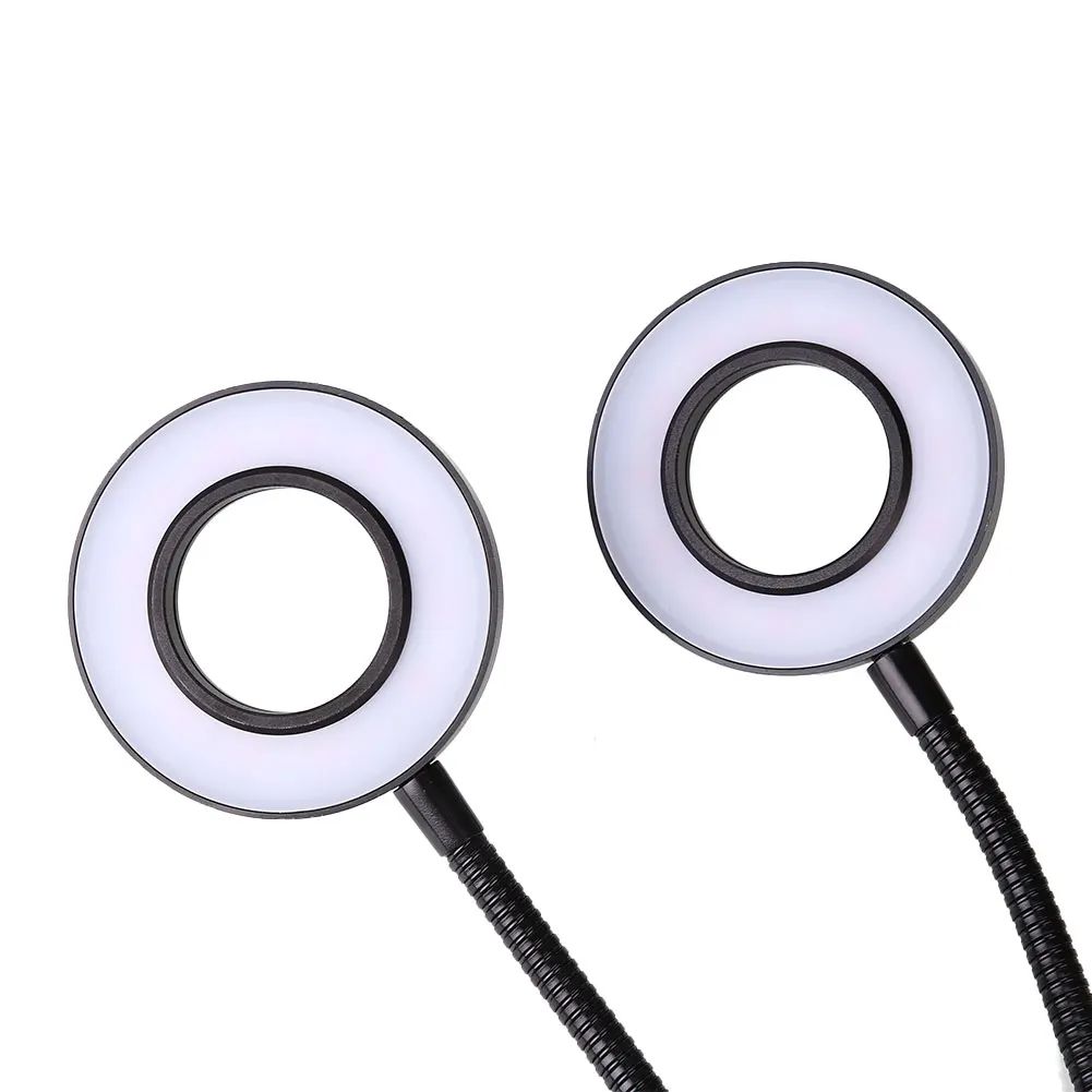 

36LEDs Plant Growth Lamp Clip Dual Head Double Switchs Indoor Desktop 18W