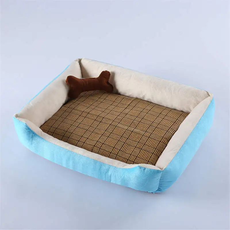 Кровать для собак для маленьких, средних и больших, автоматический поводок для собак, домик для собак, теплый хлопок, кровати для щенков, кошек, для чихуахуа, йоркширского, золотого цвета, большая кровать для собак - Цвет: 09