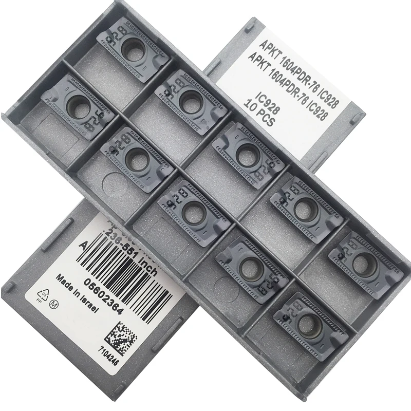 

5pcs APKT1604PDR-76 IC928 APKT1135PDER-76 IC928 Carbide Inserts Durable Blades CNC Turning Tools CNC Tools for Mast