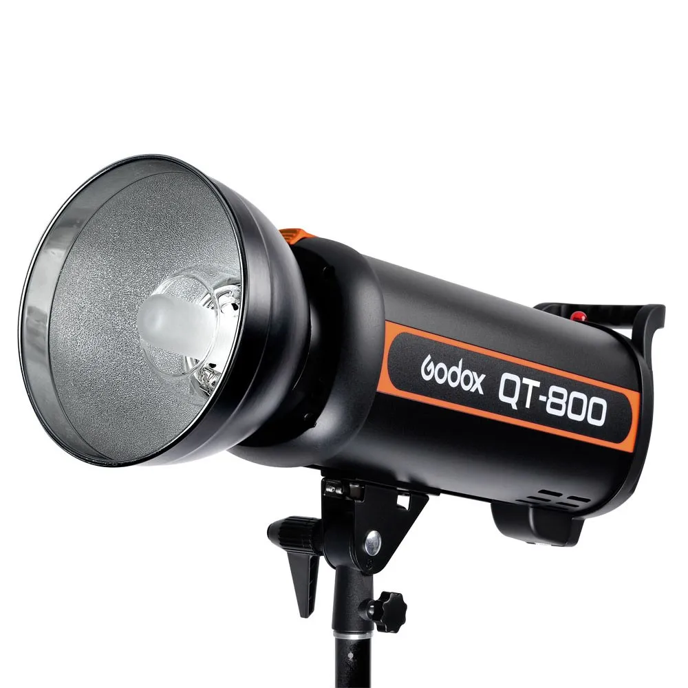 

Godox QT-800 AC200-240V 50HZ 800W Fast Duration Flash Lighting Lamp Studio Strobe Head 1/5000s AC200-240V/50HZ