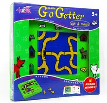 Candice guo plastic toy cartoon puzzle game baby birthday gift go getter cat and mouse Intelligence