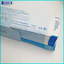 200 шт./лот 90x260 мм 135x285 мм стоматологические Самоуплотняющиеся стерилизационные мешочки медицинские сумки стерилизация сумки нет необходимости запайки машины