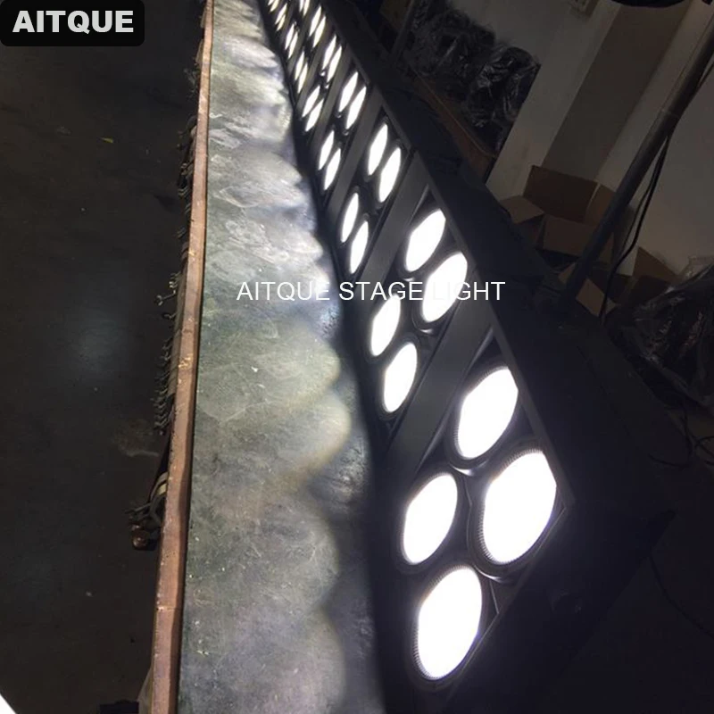 (2 комплекта/корпус) Освещение театров 4x100 Вт blinder led dmx Белый cob АУДИТОРИЯ