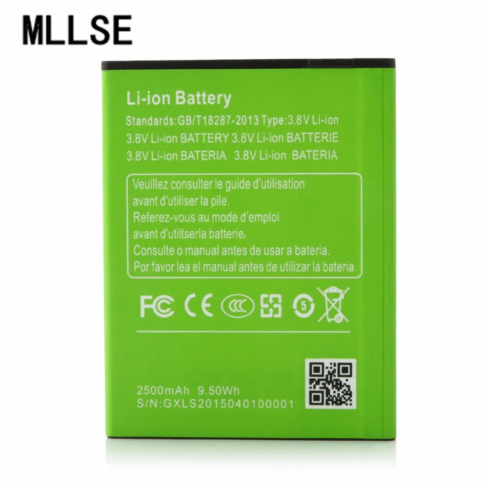 MLLSE 2500mAh A002 Аккумулятор для TIMMY M7 Octa Core MTK6592 5 дюймов мобильный телефон