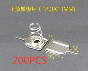 

200pcs AA5 battery 11*18.3/12*26MM positive and negative single contact spring plate