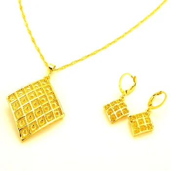 

JHplated Jewelry Set Ethiopian African Eritrea Habesha Set For Women Wedding Gift