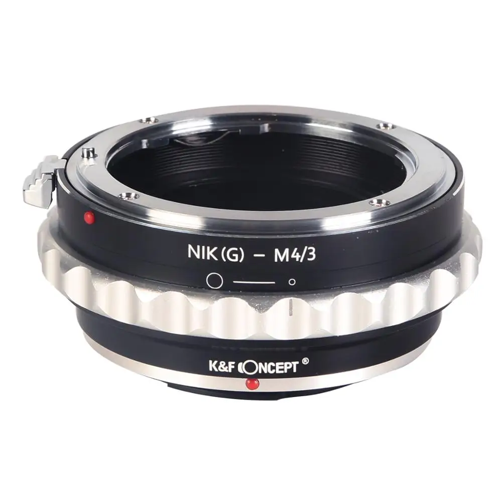 K& F адаптер для Nikon G mount lens to Micro 4/3 M4/3 Mount adapter G3 GH3 GH4 GH5