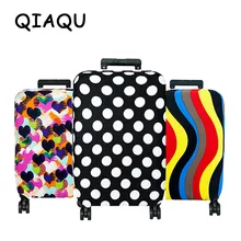 QIAQU высокое качество, модный эластичный Чехол для багажа, защитный чехол для чемодана, чехол для чемодана на колесиках, чехол для путешествий, пылезащитный чехол