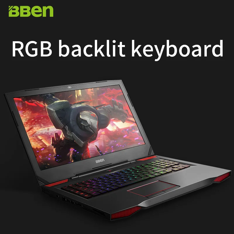 Игровой ноутбук Bben G17 17 3 дюйма pro windows 10 NVIDIA GTX1060 GDDR5 intel 7th gen DDR4 8 ГБ/16 ГБ/32 ГБ ОЗУ M.2