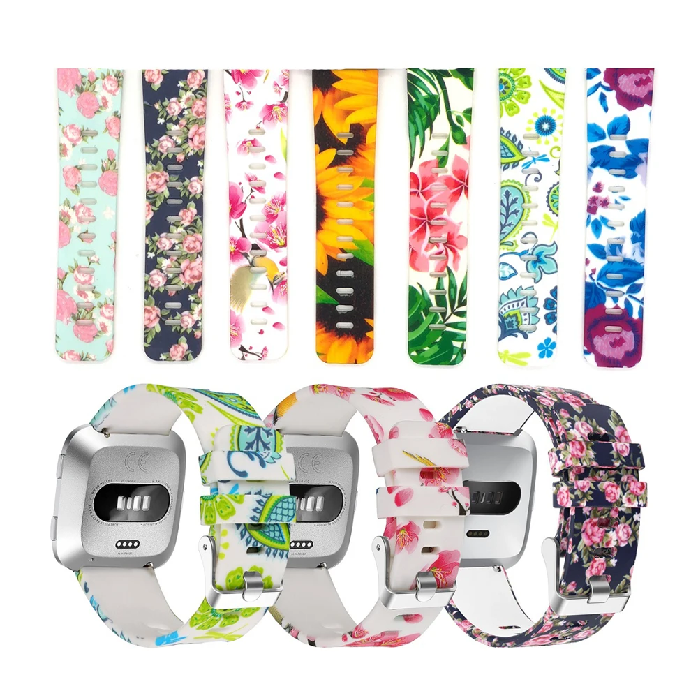 

New Arrival Sport Silicone Smart Watch Band For Fitbit Versa Bracelet Replacement Wristband Strap For Fitbit Versa Watch Strap