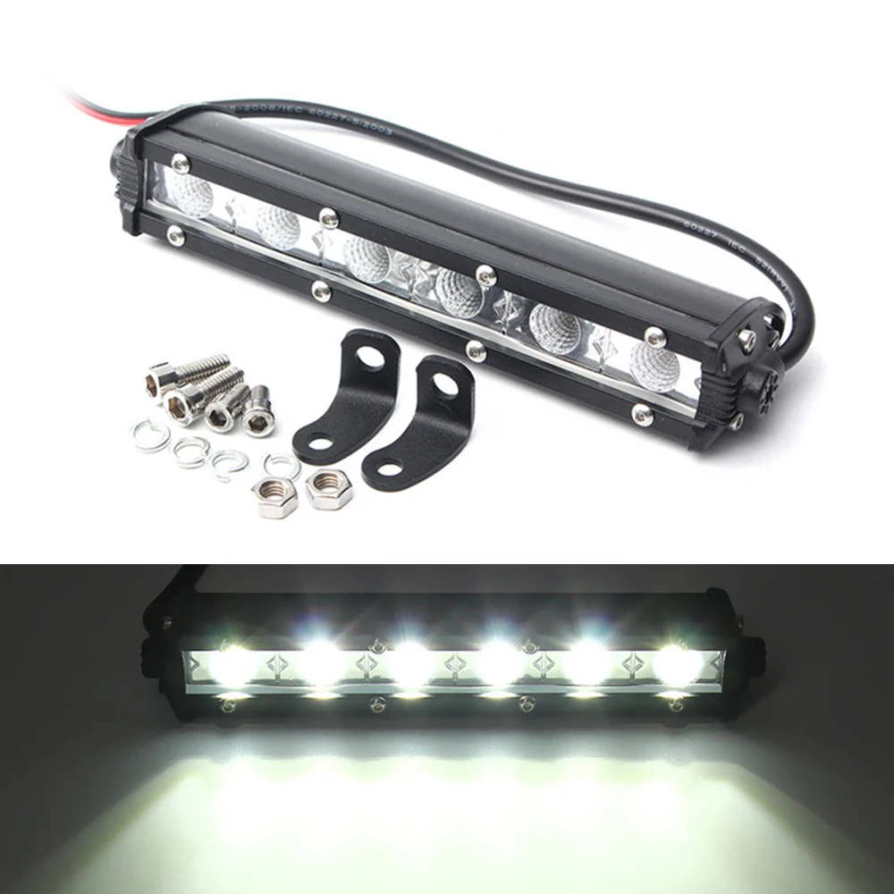 Buy 6inch 18W Waterproof Flood Beam Work Light Bar