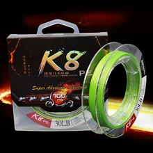 TSURINOYA K8 100 м поступление 100 м 8strands супер прочная Леска плетеный провод PE плетеная леска супер сильная гладкая линия ЯПОНИЯ сырье провод PE плетеная леска