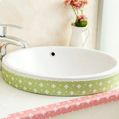 Kitchen self adhesive static water tank wall stickers sink waterproof stickers toilet bathroom washstand glass stickers