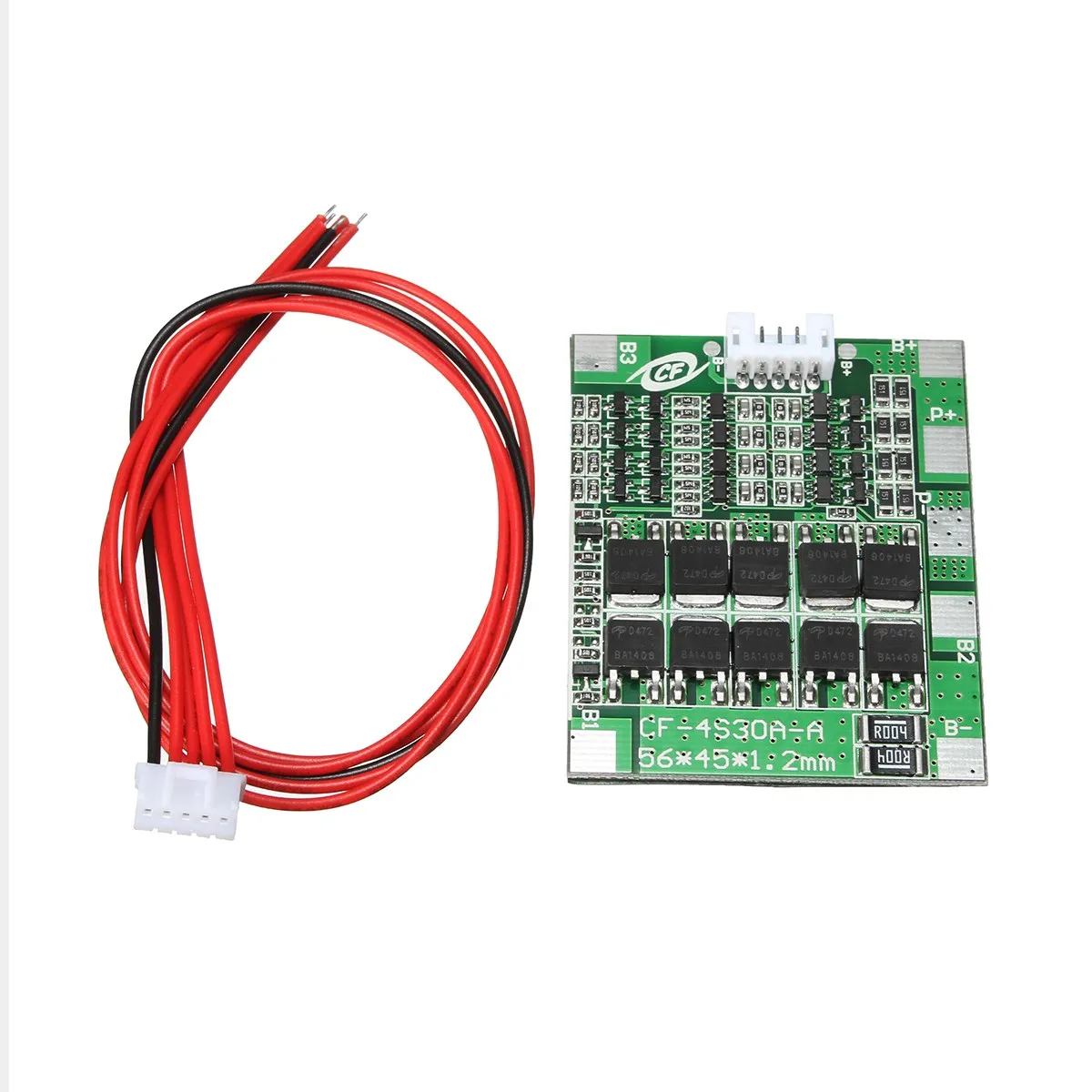 ION PCB Protection Board 14.8V 40A 45x56mm Bms Balance Cellule Balance Lithium-Ion 